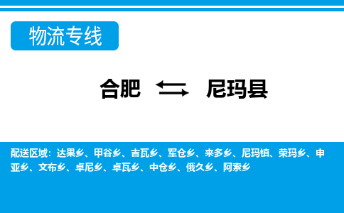 合肥到尼玛物流公司_合肥到尼玛物流专线_合肥至尼玛货运公司