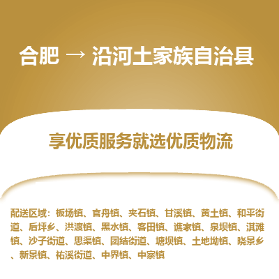 合肥到沿河土家族自治物流公司_合肥到沿河土家族自治物流专线_合肥至沿河土家族自治货运公司