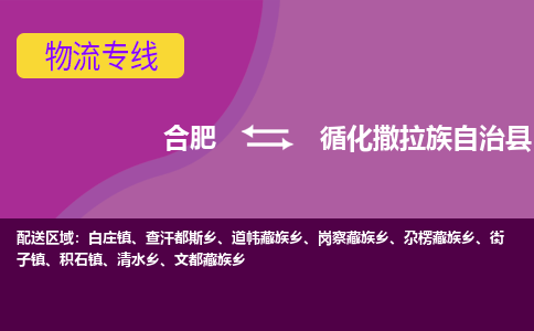 合肥到循化撒拉族自治物流公司_合肥到循化撒拉族自治物流专线_合肥至循化撒拉族自治货运公司