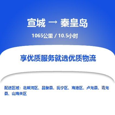 宣城到秦皇岛物流公司-宣城至秦皇岛物流专线-专接/整车零担