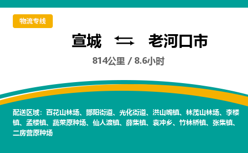 宣城到老河口物流公司-宣城至老河口物流专线-专接/整车零担