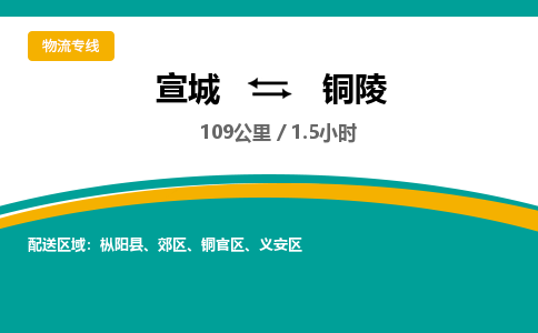 宣城到铜陵物流公司-宣城至铜陵物流专线-专接/整车零担