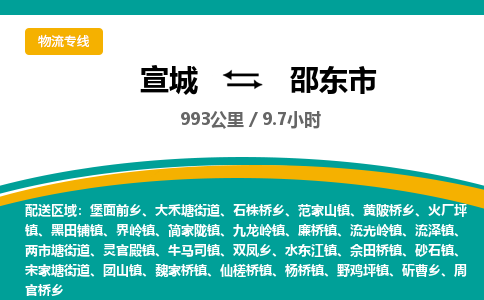 宣城到邵东物流公司-宣城至邵东物流专线-专接/整车零担